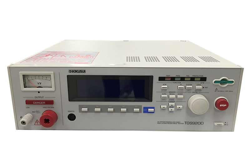菊水KIKUSUI TOS9200 耐壓/絕緣電阻測試儀