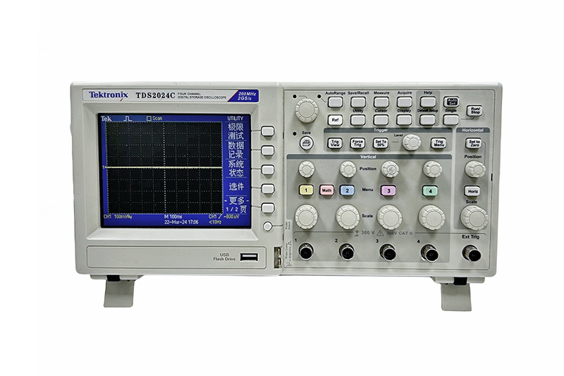 Tektronix泰克 TDS2024C數(shù)字存儲(chǔ)示波器 四通道200MHz帶寬