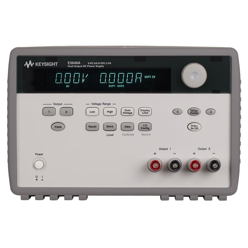 是德E3648A 100W 雙路輸出電源，雙路 8V，5A 或 20V，2.5A