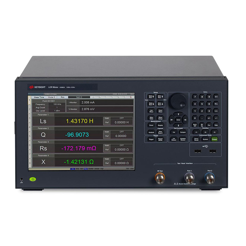 是德E4982A LCR 表，1 MHz 至 300 MHz / 500 MHz / 1 GHz / 3 GHz