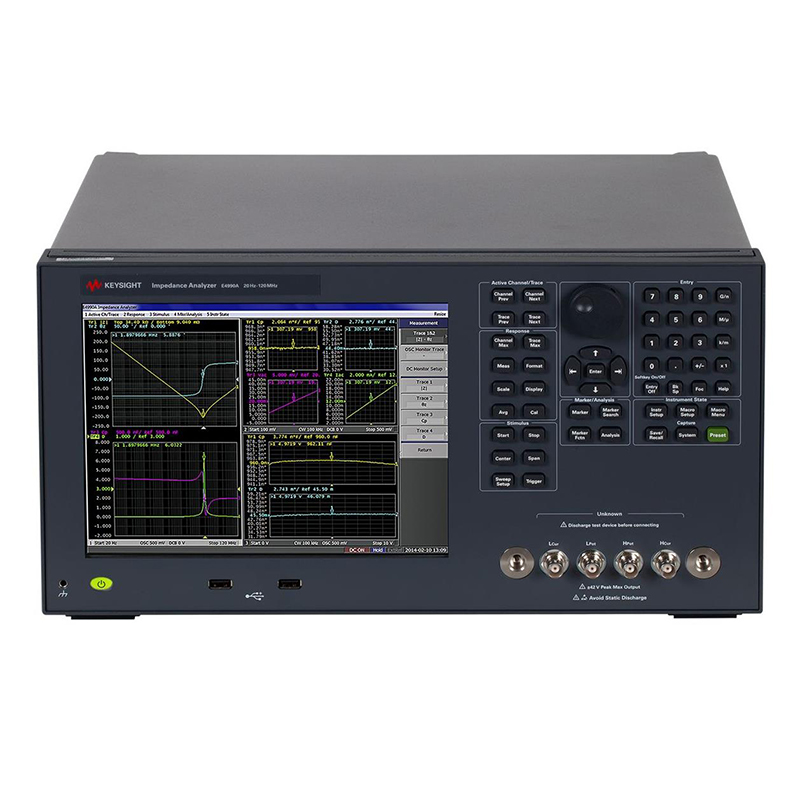 是德E4990A 阻抗分析儀，20 Hz 至 10/20/30/50/120 MHz