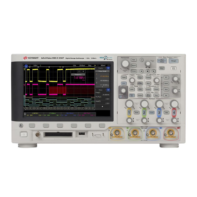 KEYSIGHT/是德科技 DSOX3104T 示波器：1 GHz，4 個模擬通道