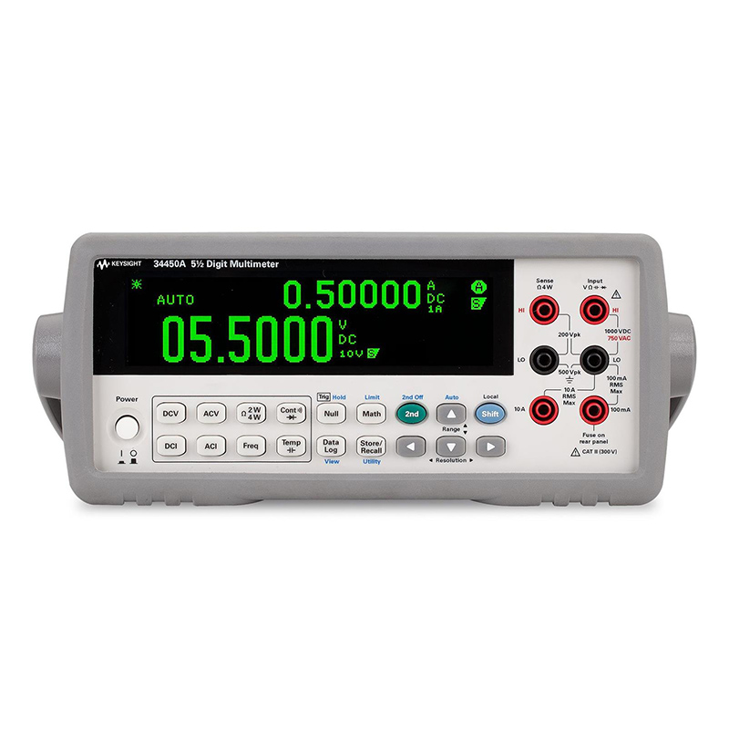 是德34450A 數字萬用表，五位半，OLED 顯示屏