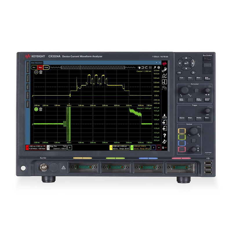 是德CX3324A 器件電流波形分析儀，1 GSa/s，14/16 位，4 通道