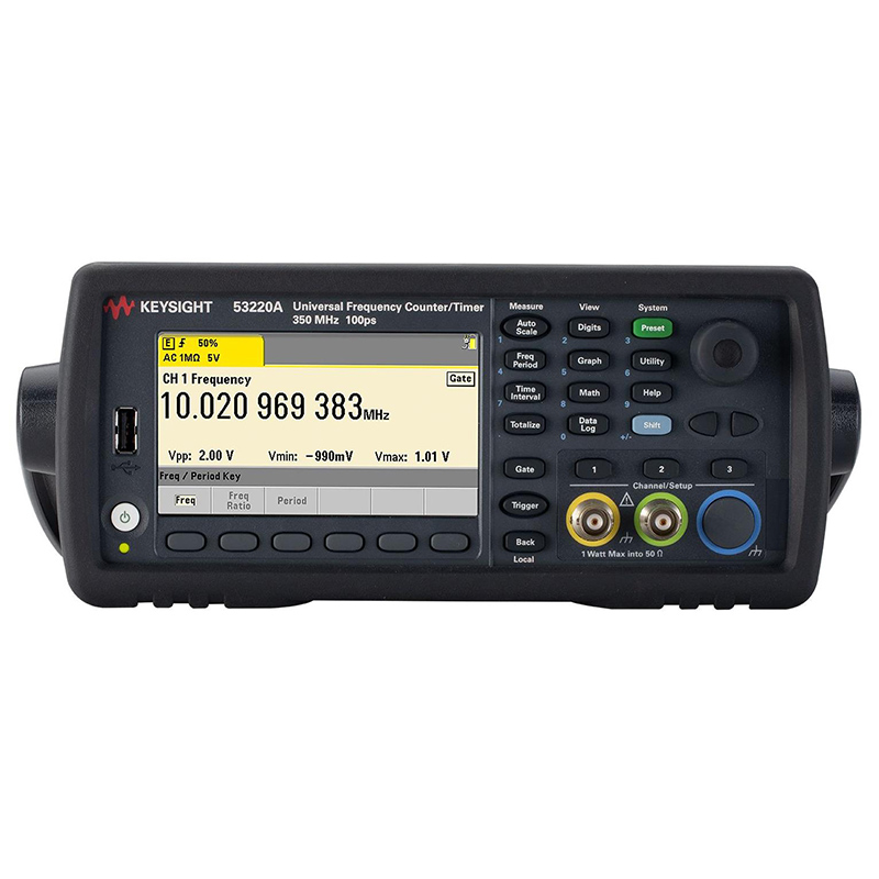 是德53220A 350 MHz 通用變頻器/計數器，12 位/秒，100 ps