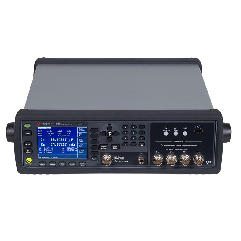 是德E4980AL 精密型 LCR 表，20 Hz 至 300 kHz / 500 kHz / 1 MHz