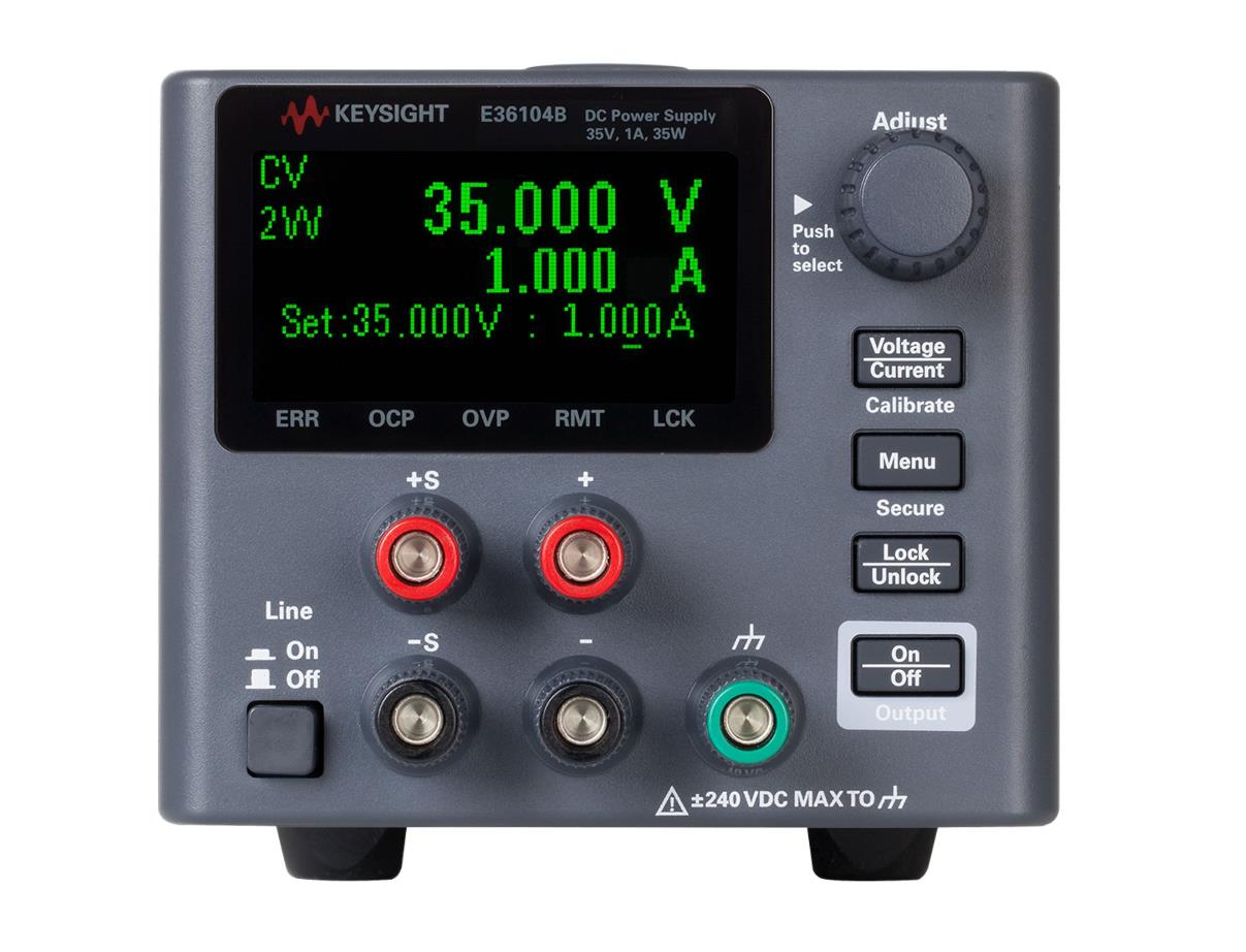 是德E36104B 直流電源，35V，1A，35W