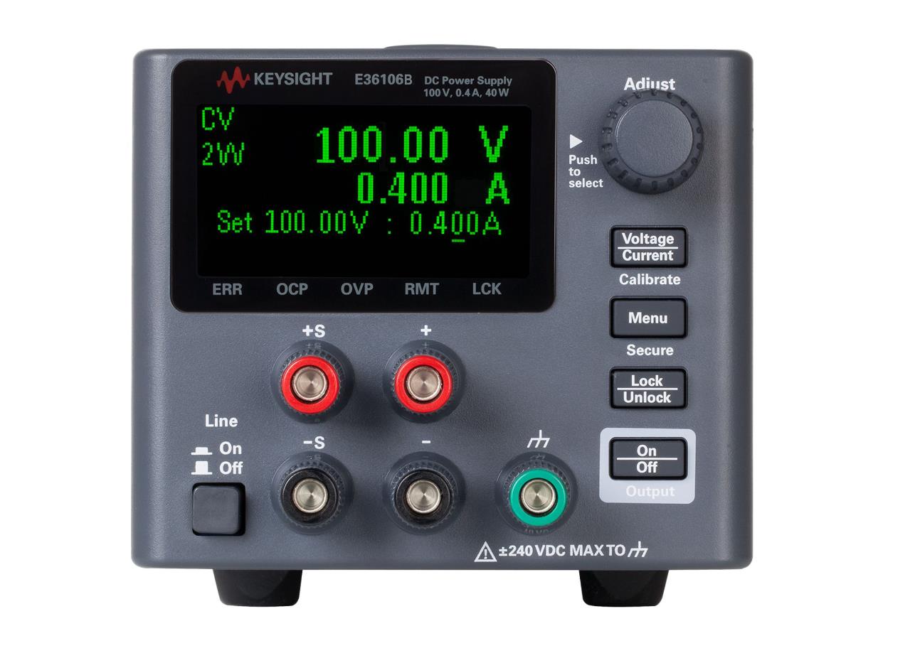 是德E36106B 直流電源，100V，0.4A，40W